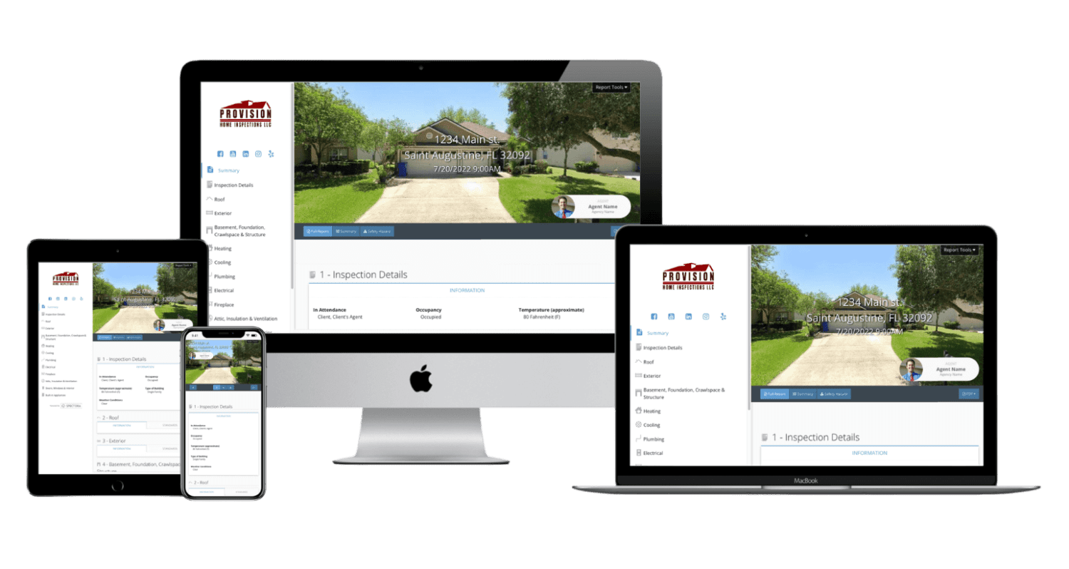 Your Report | Provision Home Inspections, LLC | Serving North East Florida